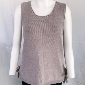 🦩2/$25 Time and Tru / Knit Vest Top - Size M